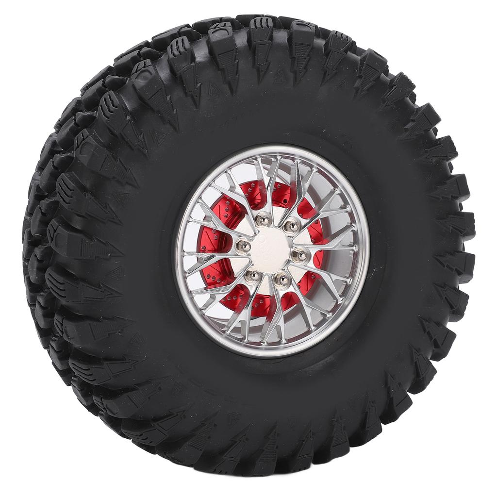 RC Tire 2.2 Inch   Rubber Alloy RC Car Wheel with Metal Wheel Hub RC Spare Upgrade Parts Accessory