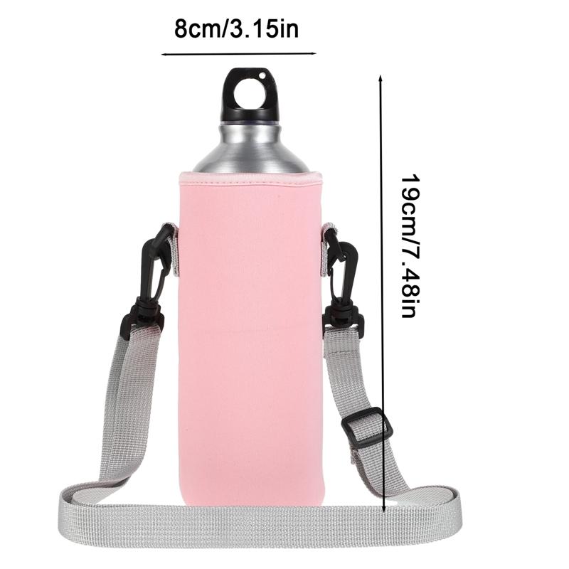 Outdoor Water Bottle Case Sleeve Sports Insulation Water Bottle Covers Pouch With Strap Portable Cellphone Holder Bottle Bag