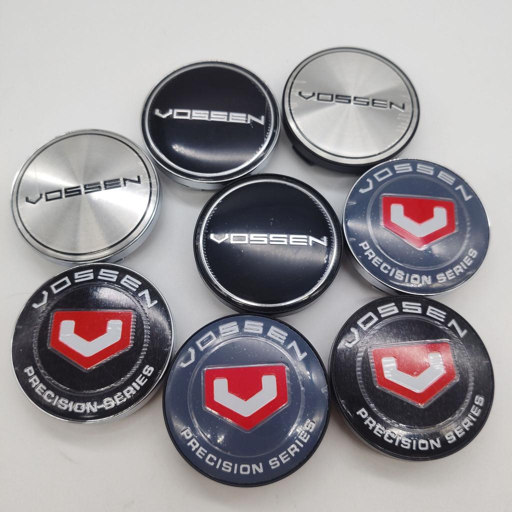 4pcs 58mm Vossen Wheels Center Hub Caps Auto Rims Dust Cover For VOSSEN Precision Series Logo Emblem Badge Car Tire Accessories