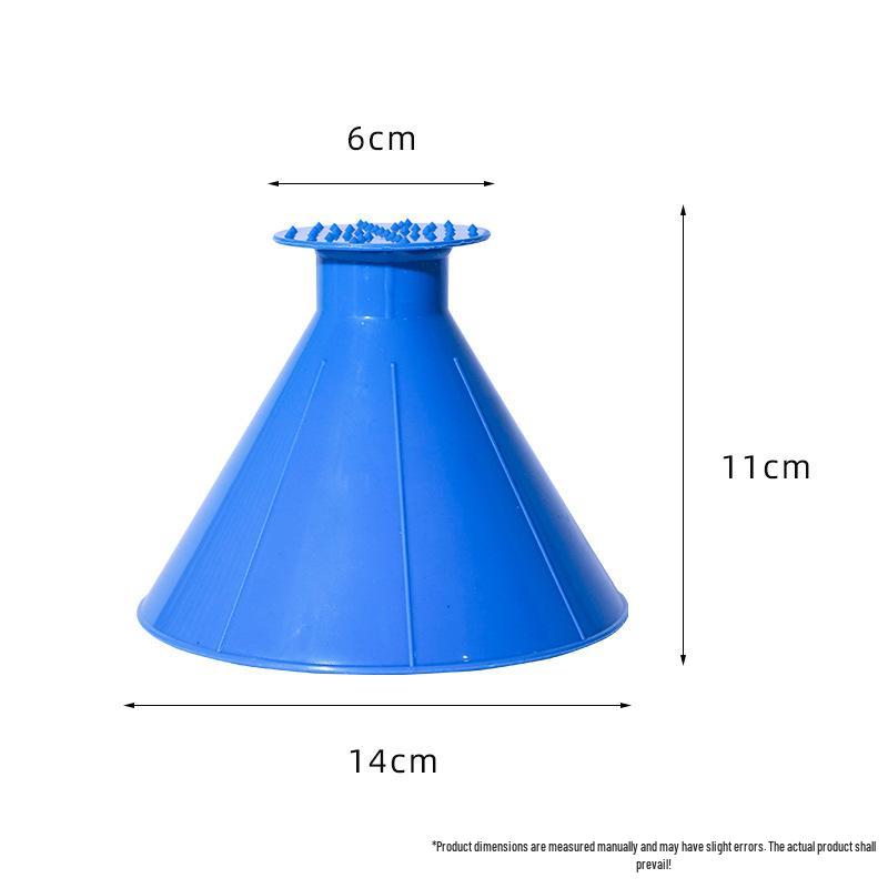 

Cone-Shaped Windshield Ice Scraper Tool Large синий