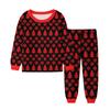 Kids' Long Sleeve Loose Pullover Letter Print Drawstring Hooded Sweatshirt Sweatpants Set