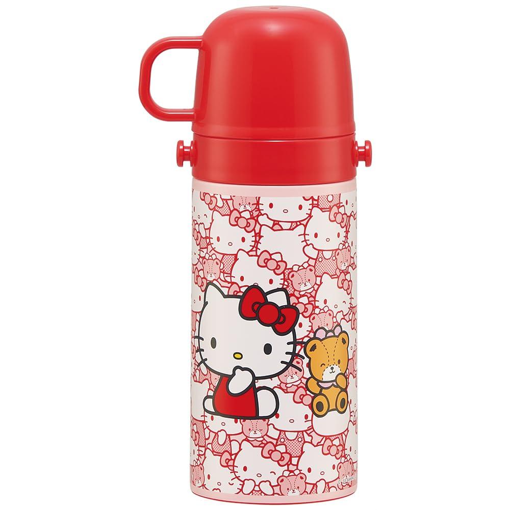 Skater Water 420ml or 350ml Sanrio Hello Kitty Small Stainless Sports Bottle for Kids Children's Bottle, 2-Way, (Direct Drinking) (Cup Drinking),