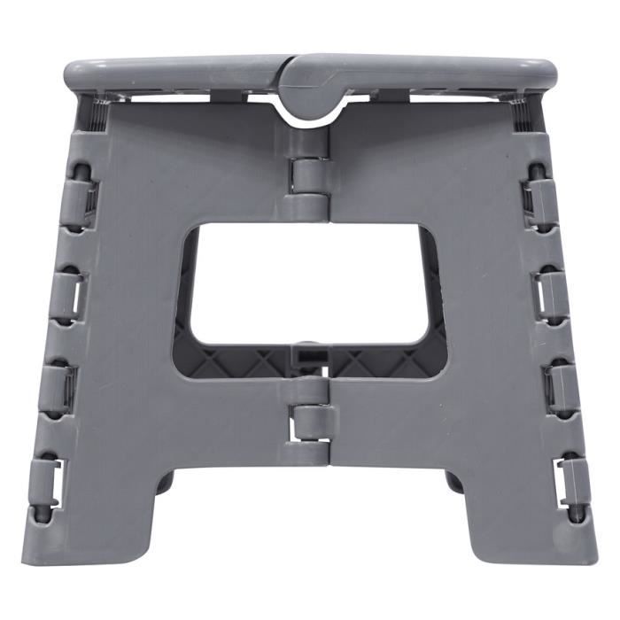 Arregui TB-022-G Tabouret Pliant Multiusage, Marchepied, 22 cm de hauteur, gris