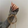 with Chain Strap Clear Acrylic Chain Bag Gold Lock Buckle Small Clutch Purse  Evening