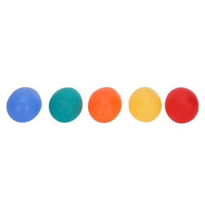 5 pelotas de agarre manual para ejercitar los dedos, de silicona, para entrenamiento de fuerza.