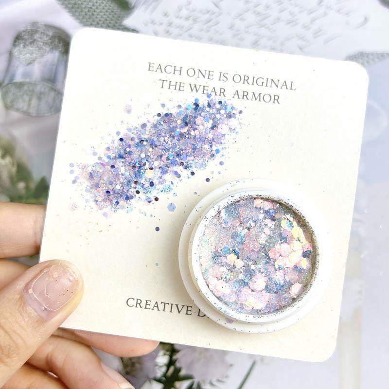 Fairy Eyes Nail Art Sequins - Net Red Gradient Glitter - Korean Large Sequins - Eye Makeup - Nail Art