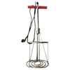 Heat-Resistant Asphalt Heater Rod with Thick Rubber Coating, Heightening Feature & Stainless Steel Red Handle