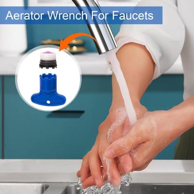 4Pcs 16.5/18.5/21.5/24MM Kitchen Faucet Aerator Key 4 Sizes Heavy Duty Sink Cache Aerator Removal Installation Wrench Tools