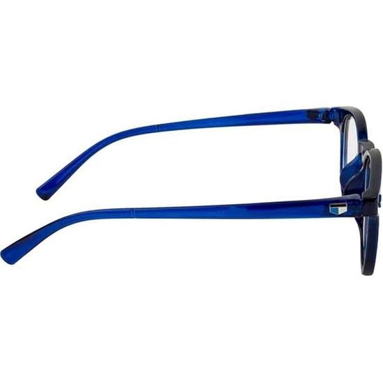 Dervin Raised Oval Unisex Glasses Spectacle Frames for Men Women Boys Girls (Clear/Transparent Lens)