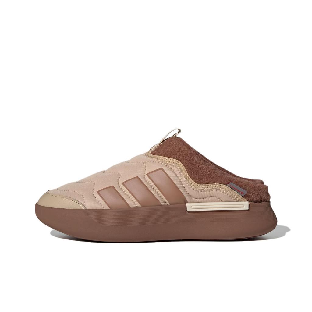 Adidas Adipuff Comfortable Non-Slip Durable Low-Top Casual Shoes Unisex Shoes Brown JR0063
