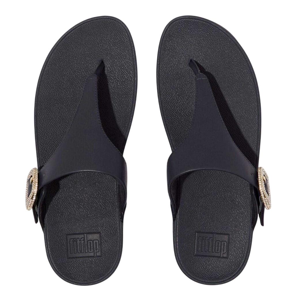 FitFlop Damen Lulu Verzierte Leder-Keilsandalen