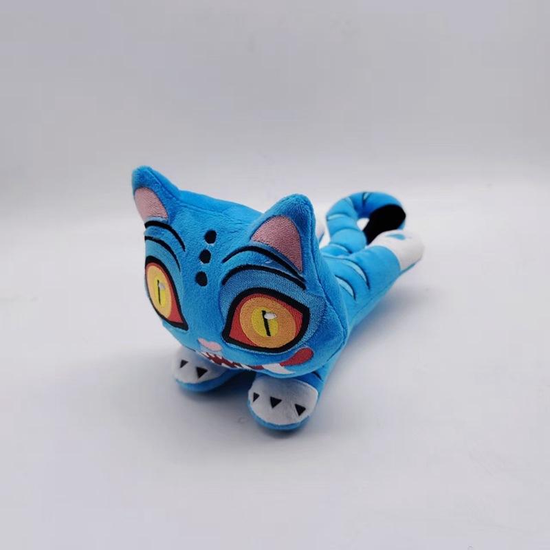 Plyšová hračka tygr Roztomilý kreslený pták tygr Černý klobouk straka se 3 očima Plyšák Kawaii Anime Plyšová panenka Dárky