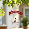 Christmas Airplane with Hanging Ornament for Holiday Outdoor Mailbox