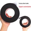 Mileqi Black & White EVA Foam Tape 1-3mm - Soundproof, Seal, Shock Absorbent, Single-Sided Adhesive