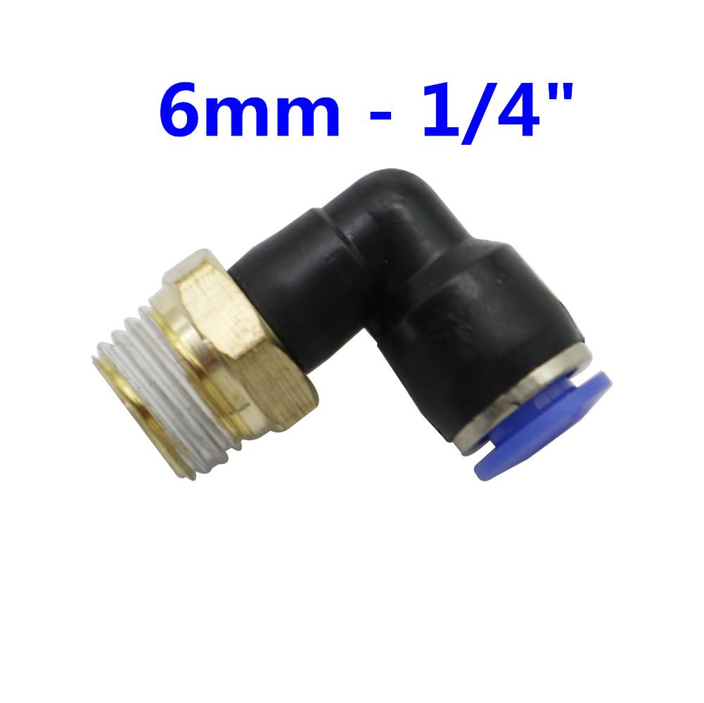 1/8" 1/4" 3/8" 1/2" External Thread Elbow Quick Connector 10mm 8mm 6mm Pipe Connection Interface Garden Irrigation Connectors