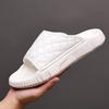 The first layer of sheepskin summer new men's slippers leather fashion wear sandals men's beach shoes one-word men's shoes