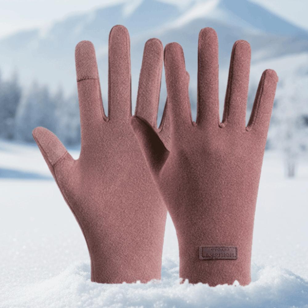 Cold Proof Thick Cycling Gloves Windproof Warm Outdoor Gloves Winter Cycling Gloves  Sports