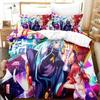 Top 3D Anime No Game No Life Bedding Set Printed Bed Set With Pillowcase Bed Duvet Cover Soft Queen King Size Bedclothes Home