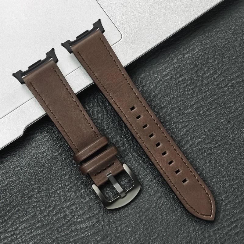 Leather Strap for Samsung Galaxy Watch 8 Ultra2 Quick Release Band for Samsung Galaxy 8 Classic