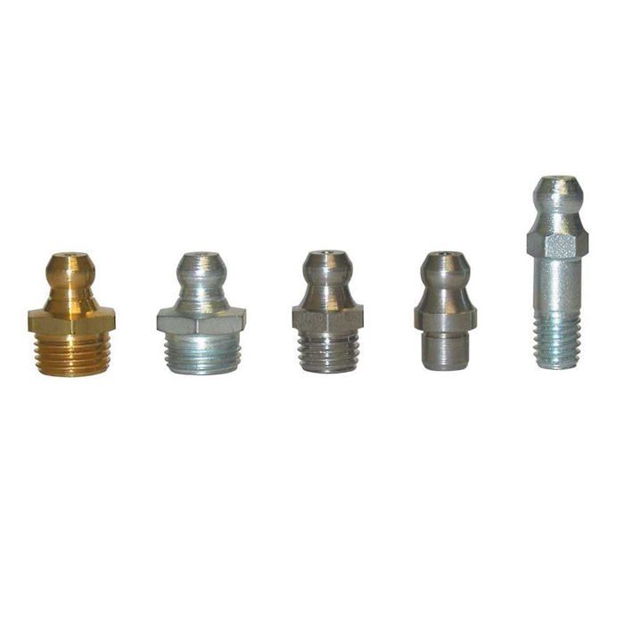 

Straight hydraulic grease nipple - Umeta - DIN 71412 type H1 - R.1/4 -19BSP - L.17.5 - Ø14 stainless steel - Multicolored