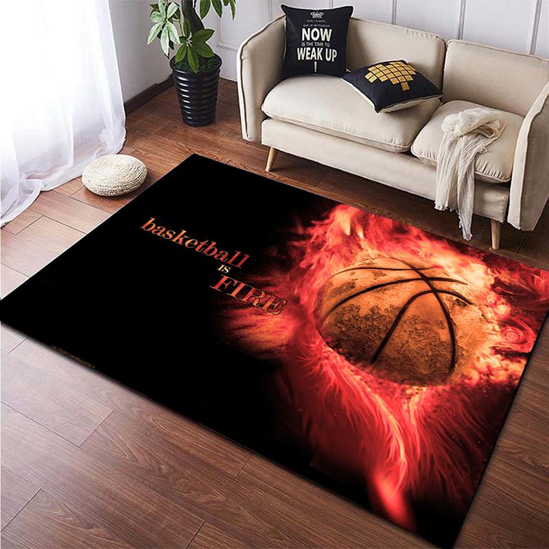 Basketball HD Printed Area Large Rug ,Carpet for Living Room Bedroom Sofa Decoration Non-slip Floor Mats Dropshipping Alfombras