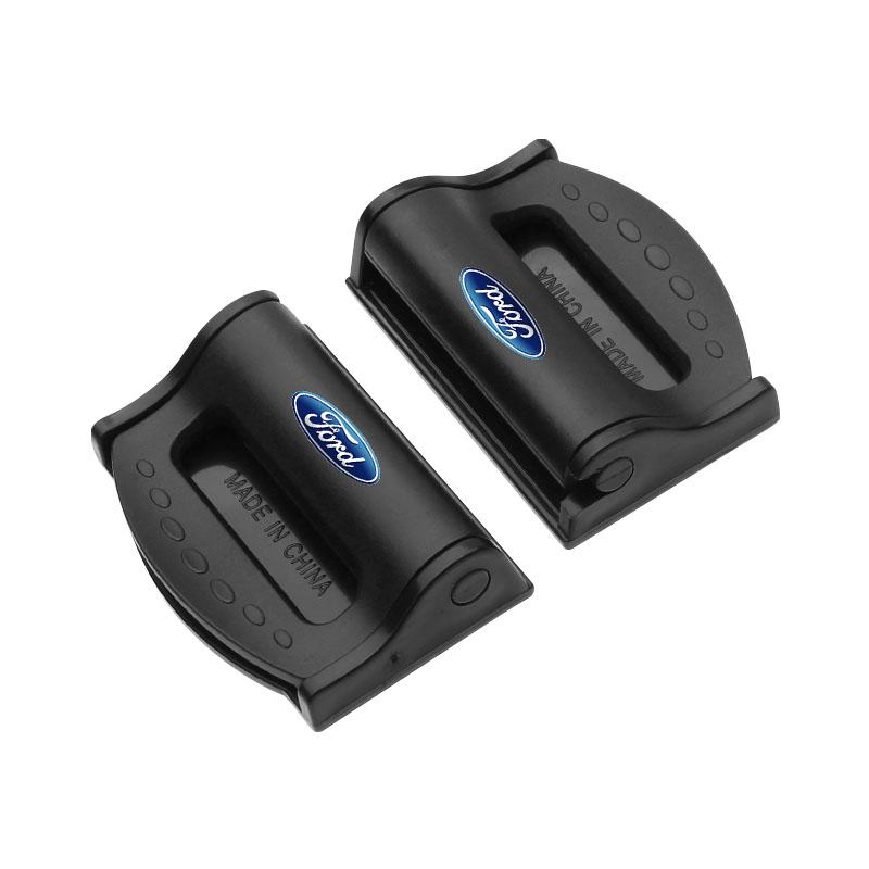 2Pcs Car Safety Seat Belt Buckle Clip Seatbelt Stopper Adjuster Clip For Ford Focus Mk2 Party Mk3 Ranger Mondeo Mk4 Fiest