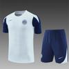 Maglia a maniche corte Juventus Adulti Bambini Pre-partita Sportiva Autunno Inverno Mezza zip Maglia da allenamento Set maglia da calcio Inter