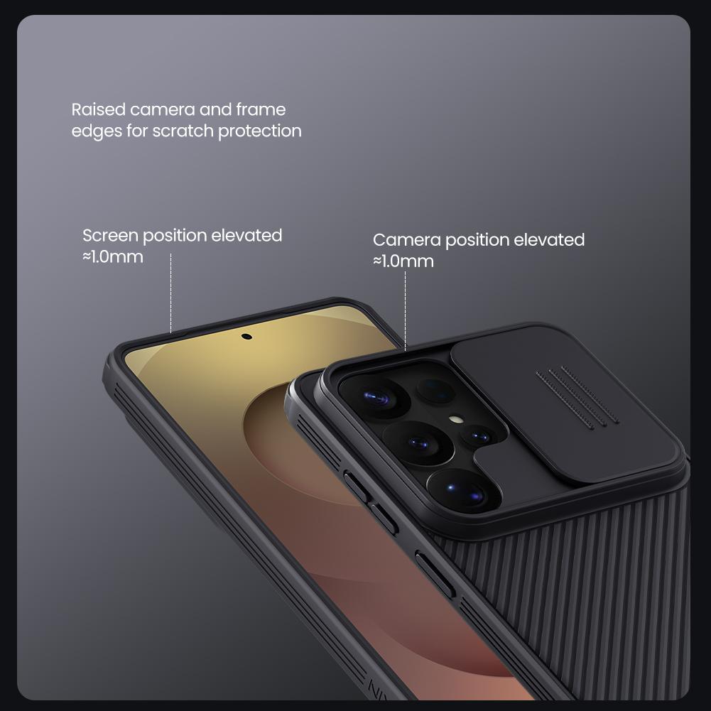 Nillkin For Samsung Galaxy S26 Ultra S25 Edge S24 Plus S23 S22 S21 Case CamShield Pro Camera Cover Slide for Samsung S25 FE
