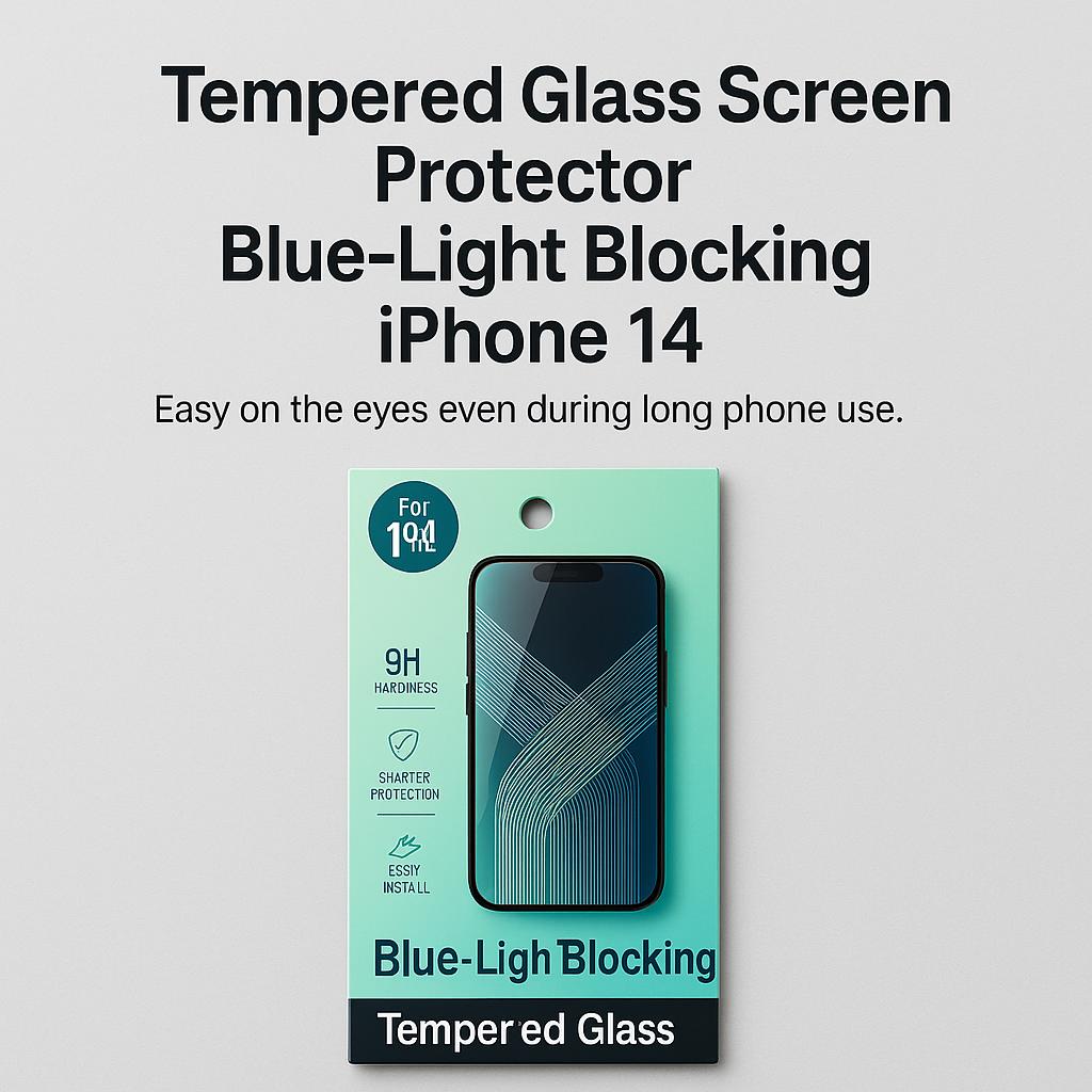 IPhone 14 Temperli Cam Ekran Koruyucu