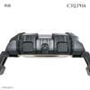 Crepha Telva Digital Multifunction Waterproof Watch 5ATM Stopwatch Black Men's Sports with Resin Strap