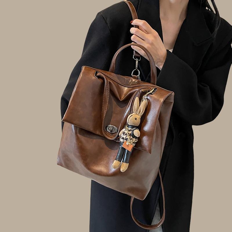 Rucksack Damenrucksack Student Rucksack Schultasche Vintage Große Kapazität Mode Reisetasche Gepäck