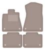 Beige Velour Floor Mats For: Lexus GS IV 0 (2012-2020)