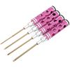4Pcs Hex Driver Wrench Set 1.5mm 2.0mm 2.5mm 3.0mm RC Hex Socket Screwdriver for RC Model Vehicle Boat