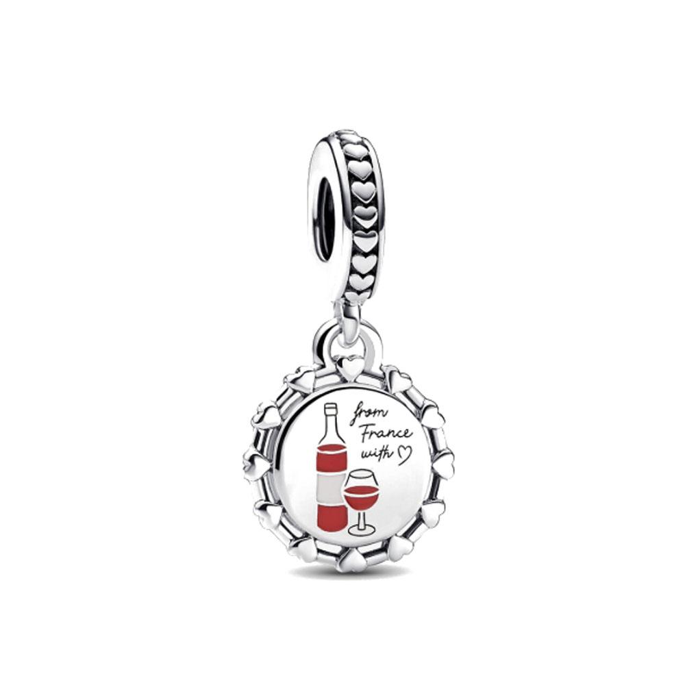 Europe New Copper Cross Charm Cute Frog Squirrel Dangle Pendant Bead Fit Original Bracelet Jewelry For Gift