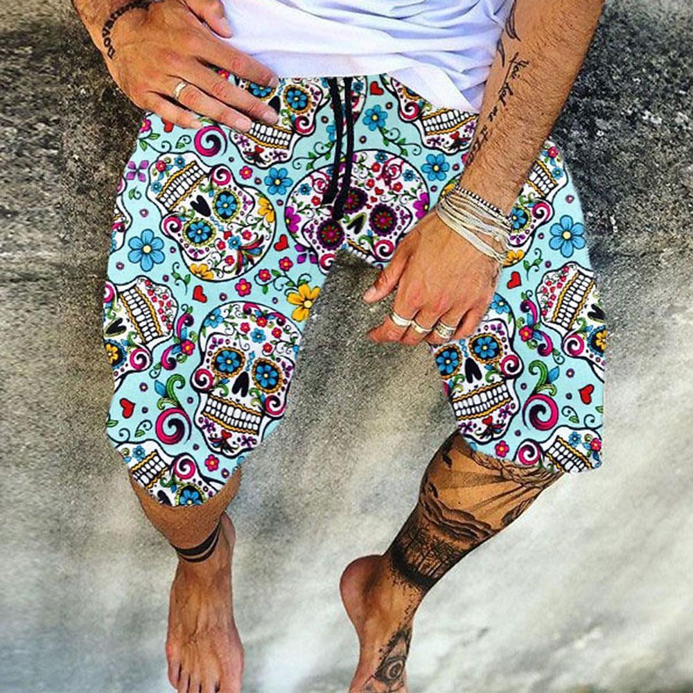 Men's Shorts Summer Shorts Bermuda Shorts Beach Shorts Drawstring Print Graphic Prints Comfort Lightweight