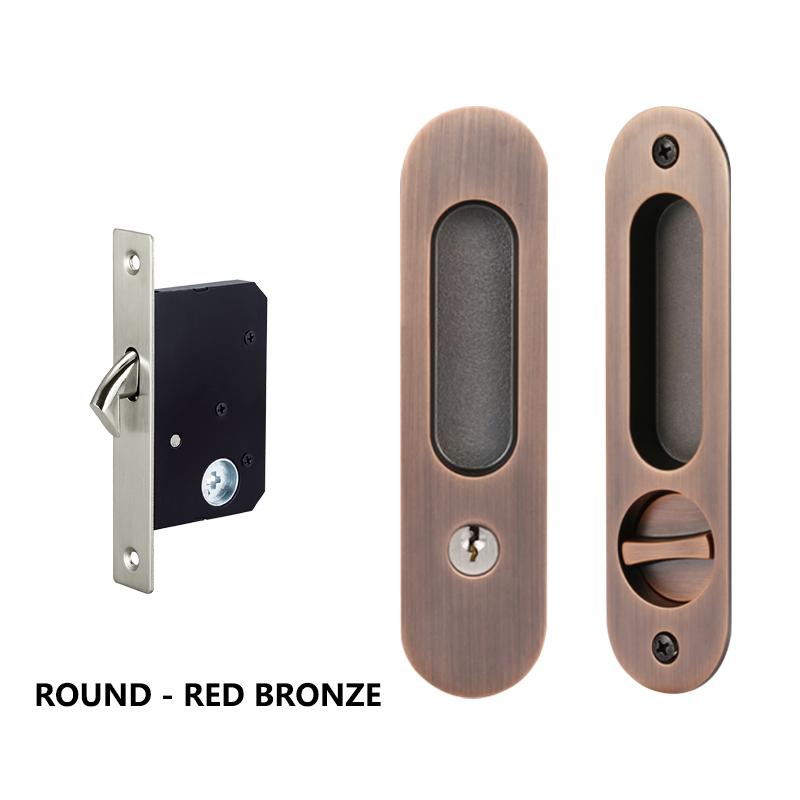 Sliding Door Lock Shift Door Lock Invisible Wooden Door Lock Dark Door Black Shift Door Handle Trip Kitchen Bathroom Door Lock