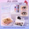 Jillleen Flower Butterfly Palette Twelve-Color Eyeshadow Matte Versatile Mystery Palette Beautiful Palette Pearlescent Earth Tones