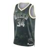 Nike Dri-FIT NBA Giannis Antetokounmpo Milwaukee Bucks 2025/26 Select Series Swingman Jersey 'Fir' Men's HJ4065-323