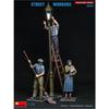 Miniart 1/35 Scale Street Workers (3 Figures) Plastic Model Kit MA38081