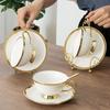 Decorative Tea Cup Storage Rack Storage Organizer Saucer Holder Kitchen Cup Organizer  Tray Tea