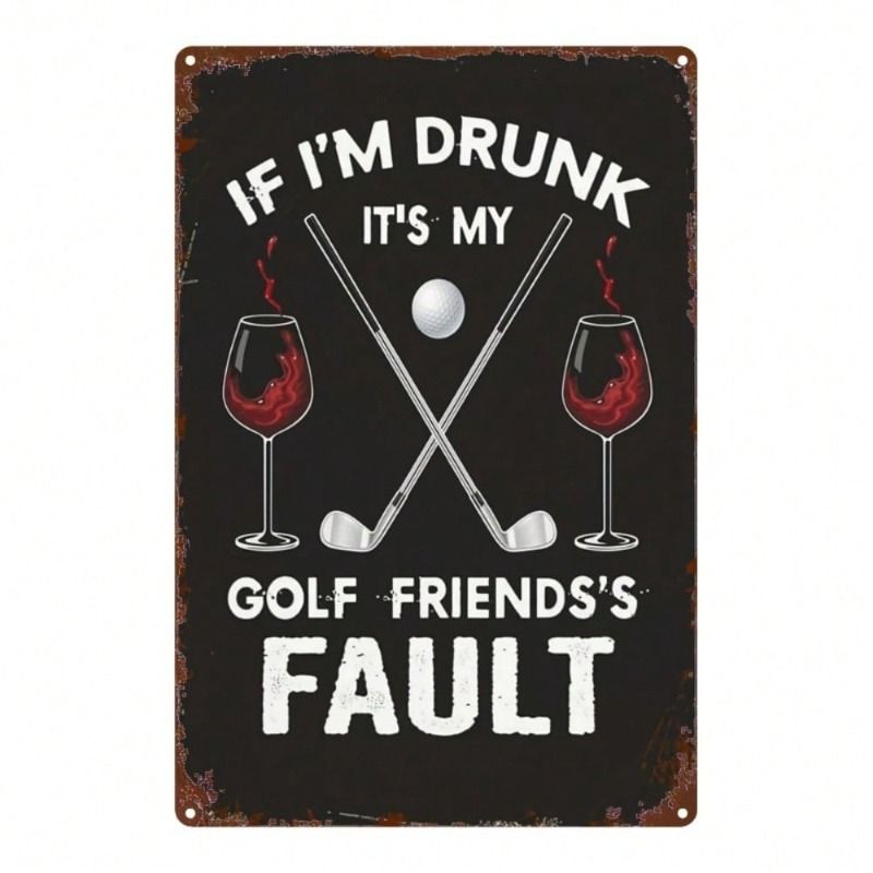 Wall Hanging Metal Sign Decorative Art 20x30cm