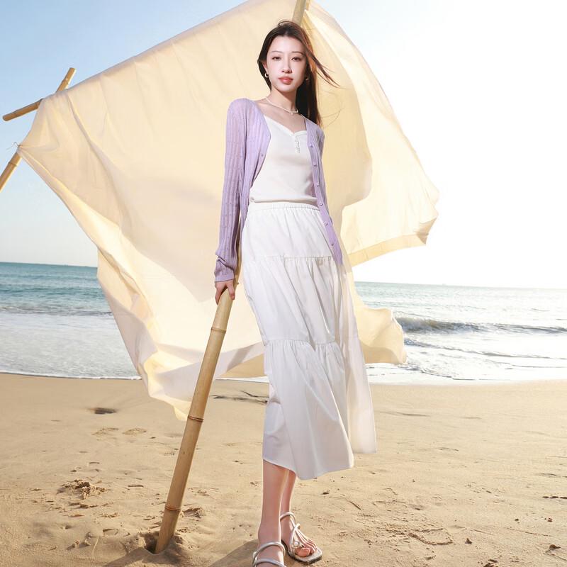Sancai Damen Maxikleid in A-Linie in Übergröße