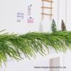 Christmas Simulation Greenery: Norfolk Pine & Cypress Garland with Artificial Pine Needles for Fireplace Decor