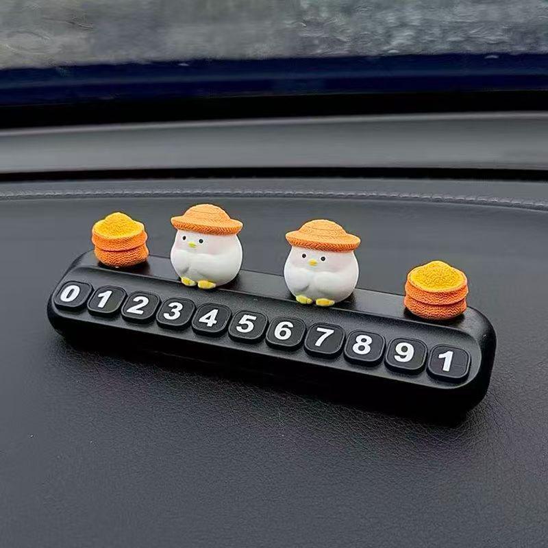 Zhao Mi Little Chicken Parking Number Plate & Center Console Ornament