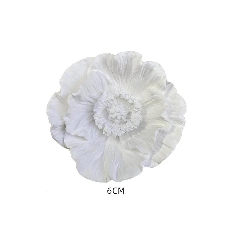 Jewelry Display Frame Creative Plaster Flower Shape Tabletop Ornaments Jewelry Decoration Display Photography Props