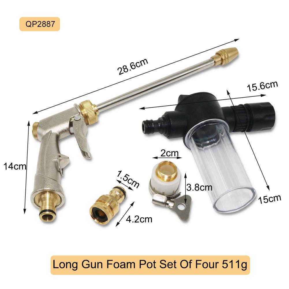 Multifunctional Garden Watering Spray Gun Household High Pressure Sprinkler Foam Car Wash Nozzle Water Jet Gun Garden Tools
