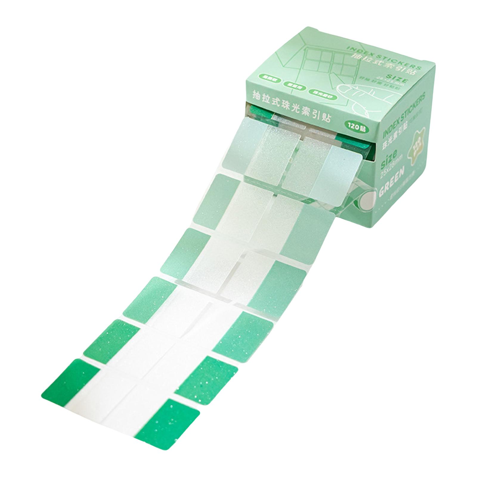 

120 шт. блестящие цветные этикетки самоклеящиеся индексные этикетки для записей ПЭТ маркеры для страниц самоклеящиеся заметки для книги блокнота A