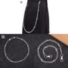 Dark Edge Metal Spike Waist Chain Punk Hip Hop Jewelry For Men Women