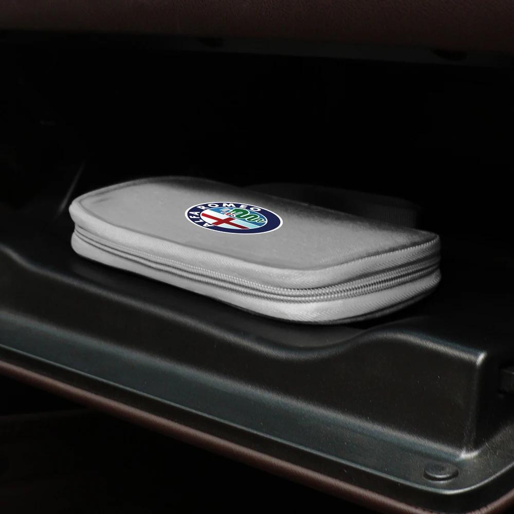 Bildekaler För Alfa Romeo 1 st Bil digitala Tillbehör Förvaringsväska USB-kabel Förvaringslåda För Alfa Romeo Giulietta GT 159 147 156 M
