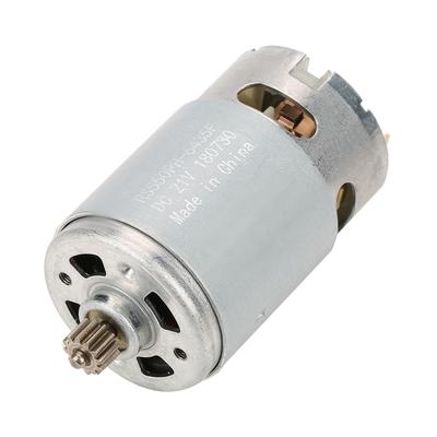 Przemysłowy dwubiegowy silnik prądu stałego z 12 zębami do wiertarki elektrycznej, akcesoria do obrabiarek, 21 V